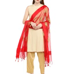 Dupatta Bazaar Red Dupatta image 4