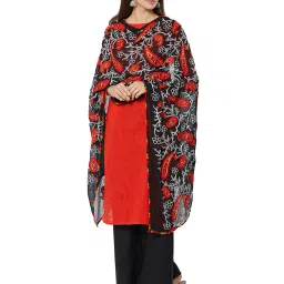 Dupatta Bazaar Black Dupatta image 4