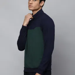 Dennis Lingo Multi Regular Fit Colour Block Sweatshirts image 3