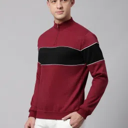Dennis Lingo Multi Regular Fit Colour Block Sweatshirts image 3