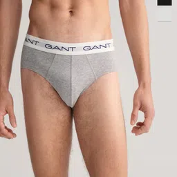 GANT Pack Of 3 Mid-rise Outer Elastic Basic Briefs 900003001-093 image 1