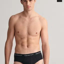GANT Pack Of 3 Mid-rise Pure Cotton Basic Briefs GMW23-900013001005-picture-30