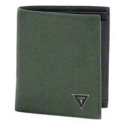 GUESS Dark Green Leather Coin & Card Case-17