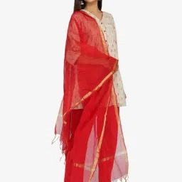 Paislei Beige Cotton Kurta-picture-16