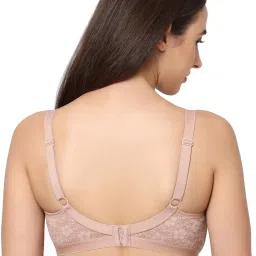 Soie Beige Non Wired Non Padded Full Coverage Bra image 2