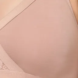 Soie Beige Non Wired Non Padded Full Coverage Bra image 4