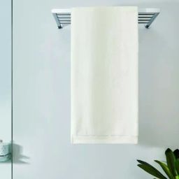 DDecor Midas White Cotton 600 GSM Bath Towel - Set of 1-46