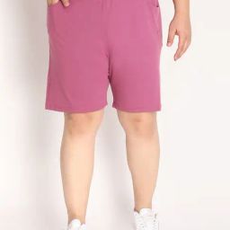 Chkokko Onion Cotton Regular Fit Shorts-image-80