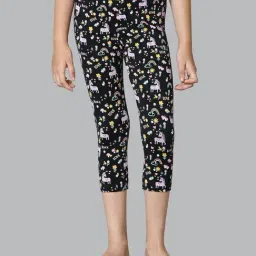Van Heusen Relaxed Fit High Rise Ultra Soft Allover Print Capri Pants - Unicon Love AOP-image-73