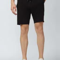 Peter England Casuals Black Regular Fit Shorts-picture-49