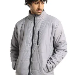 Bewakoof Grey Loose fit Puffer Jacket-picture-31