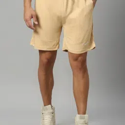 Fitz Beige Regular Fit Shorts-picture-37