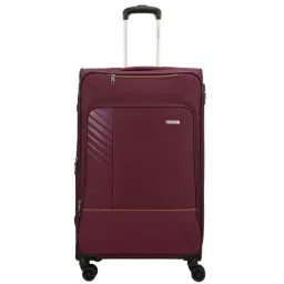 Aristocrat Maroon Medium Soft Cabin Trolley - 41.5 cm-image-9