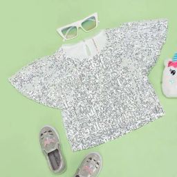 Pantaloons Junior Girls Snow White Embellished Casual Tops & Tees-image-99