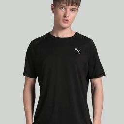 Puma Black Regular Fit Sports T-Shirt-image-63