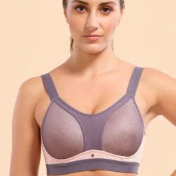 Enamor Purple Non Wired Padded Sports Bra-image-12