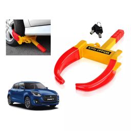 Auto Pearl Claw Type Adjustable Anti Theft Wheel Clamp Lock for Maruti Suzuki Swift (2018-2022)-12