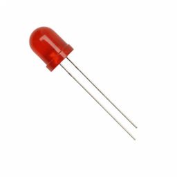 8mm DIP LED Red ? 10 Pcs.-12