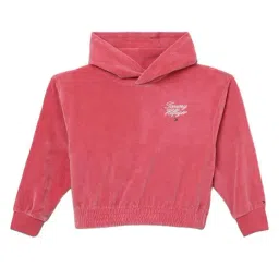 TOMMY HILFIGER Heritage Pink Embroidery Relaxed Fit Pullover-picture-7