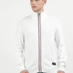 Tommy Hilfiger White Cotton Relaxed Fit Sweatshirt-picture-23