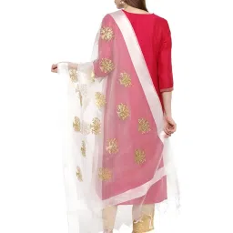Dupatta Bazaar White Dupatta image 2