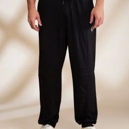 Being Human Black Regular Fit Joggers-picture-2