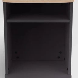 Godrej Interio Lean Engineered Wood Corner Table Finish Color - Brown, Knock Down image 5