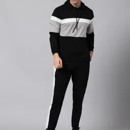 Dennis Lingo Multi Regular Fit Colour Block Hooded Sweatshirts image 5