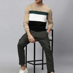 Dennis Lingo Multi Regular Fit Colour Block Sweatshirts image 5