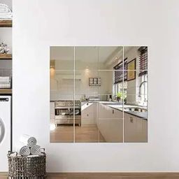 The Artment Silver Acrylic Reflect Full Length Rectangle Unbreakable Wall Mirror - Set of 12-image-12