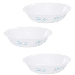 Corelle Circles Vitrelle Glass Serving Bowls (1000 ml) - Set of 3 image 2