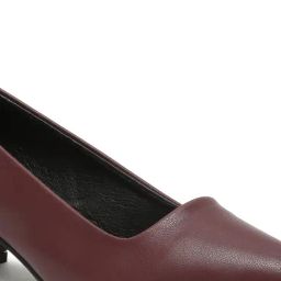 Flat N Heels Women's Maroon Casual Pumps image 5