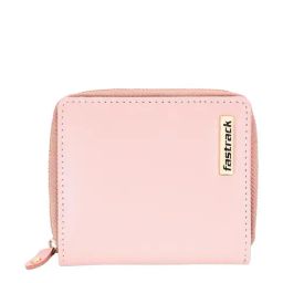 Fastrack Pink Solid Zip Around Wallet-42