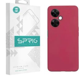 Sprig Liquid Silicone Back Cover for Oneplus Nord CE 3 Lite 5G (Red)-image-94