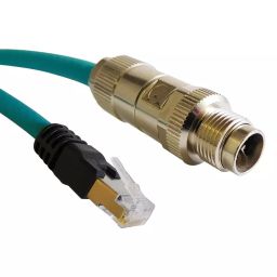 STEWART CONNECTOR CABLE ASSY, 8P M12 PLUG-RJ45 PLUG, 2M, BM-MARM020M-image-80