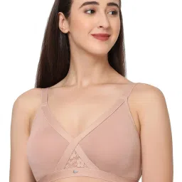 Soie Multicolor Non Wired Non Padded Full Coverage Bra (Pack Of 2) image 3