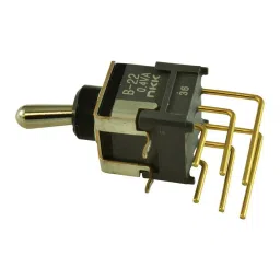 NKK SWITCHES SWITCH, TOGGLE, DPDT, 0.1A, 28VAC, B22JV-picture-6
