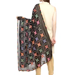 Dupatta Bazaar Black Dupatta image 2
