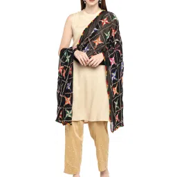 Dupatta Bazaar Black Dupatta image 4