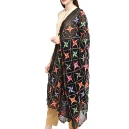 Dupatta Bazaar Black Dupatta image 3
