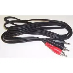 MULTICOMP PRO Audio / Video Cable Assemblies LEAD, 3.5MM S JACK-2XPHONO, 2M, JR8052/2M-27