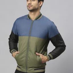 Dennis Lingo Multi Regular Fit Colour Block Bomber Jackets image 1