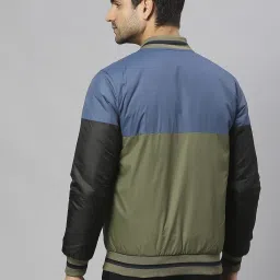 Dennis Lingo Multi Regular Fit Colour Block Bomber Jackets image 2