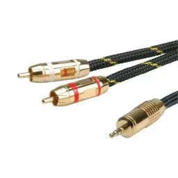 ROLINE AUDIO CABLE, 3.5MM-RCA X 2 PLUG, 2.5M, 11.09.4273-picture-31