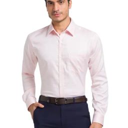 Park Avenue Orange Regular Fit Shirt-image-20