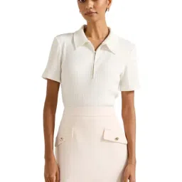 forever new Callie Petite Short Sleeve Zip Polo-picture-25