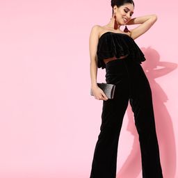 DODO & MOA Black Strapless Two-Piece with Ruffles-image-6