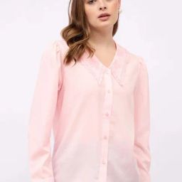Styli Pink Regular Fit Self Pattern Shirt-picture-0