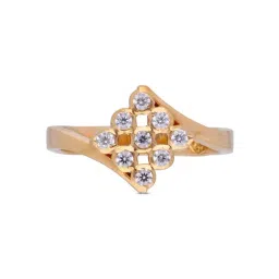 C. Krishniah Chetty Group 22k Ethereal Radiance Gold Ring with Cubic Zirconia for Women-picture-38