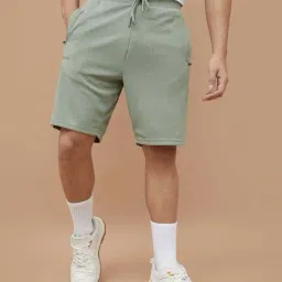 Kappa Dark Sage Regular Fit Sports Shorts-picture-32